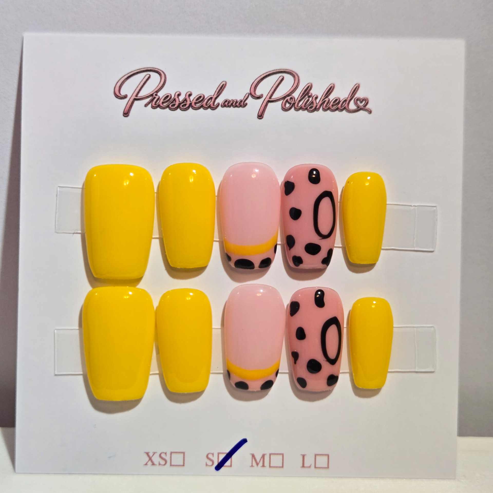 Pink Wild Side press-on nail set