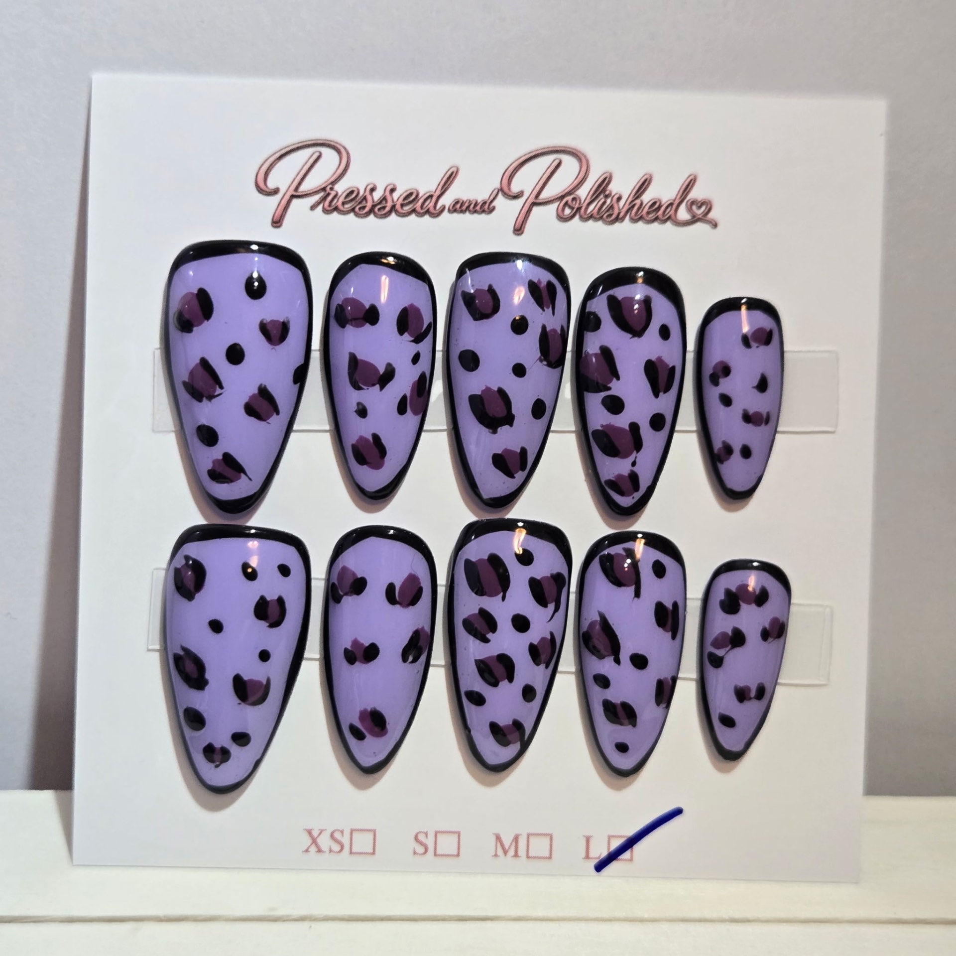 Lavender Wild press-on nail set